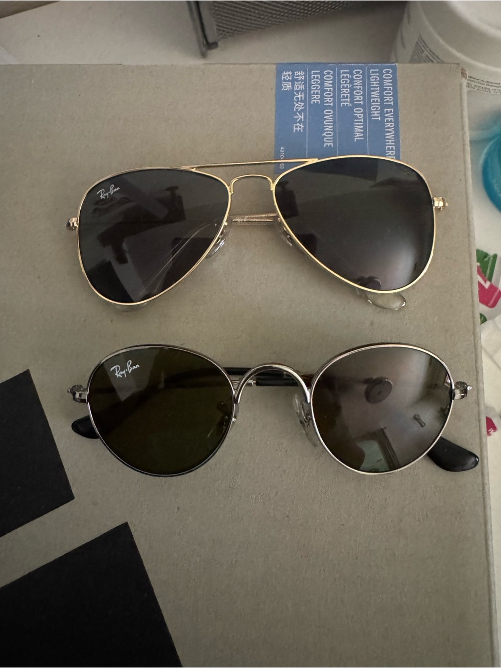 2 rayban sunglasses for kids